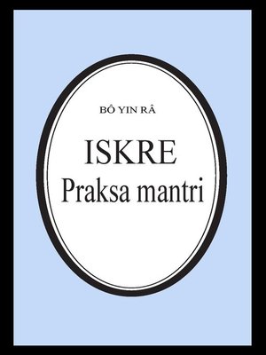 cover image of Iskre/Praksa mantri